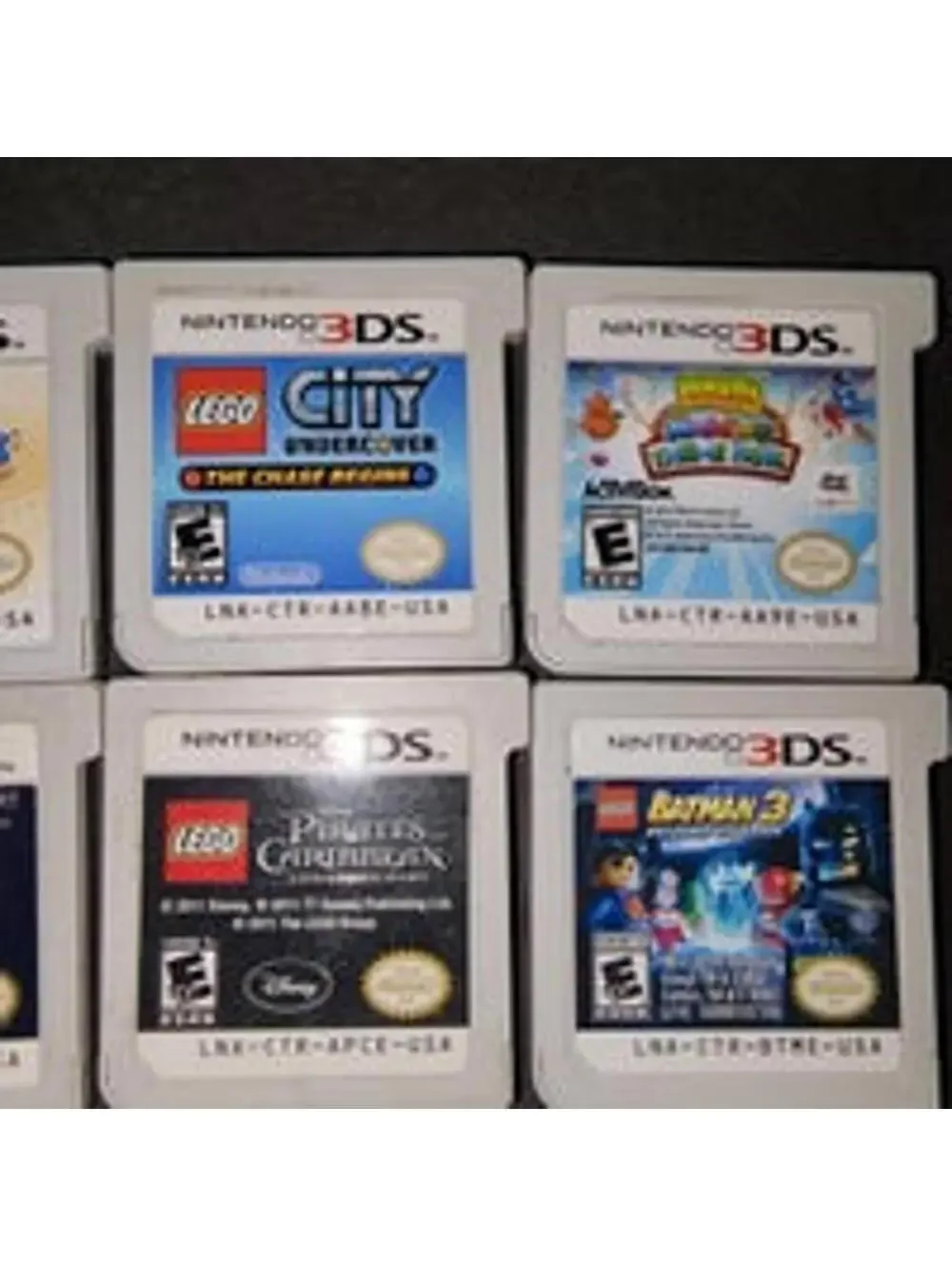 Nintendo 3DS Video Games Lot of 6 Cartridges